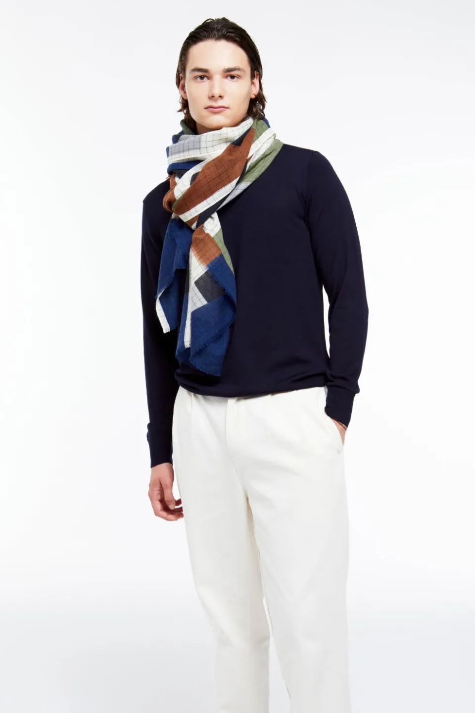Clearance Mapoésie Foulard Supersonic Vert De Gris
