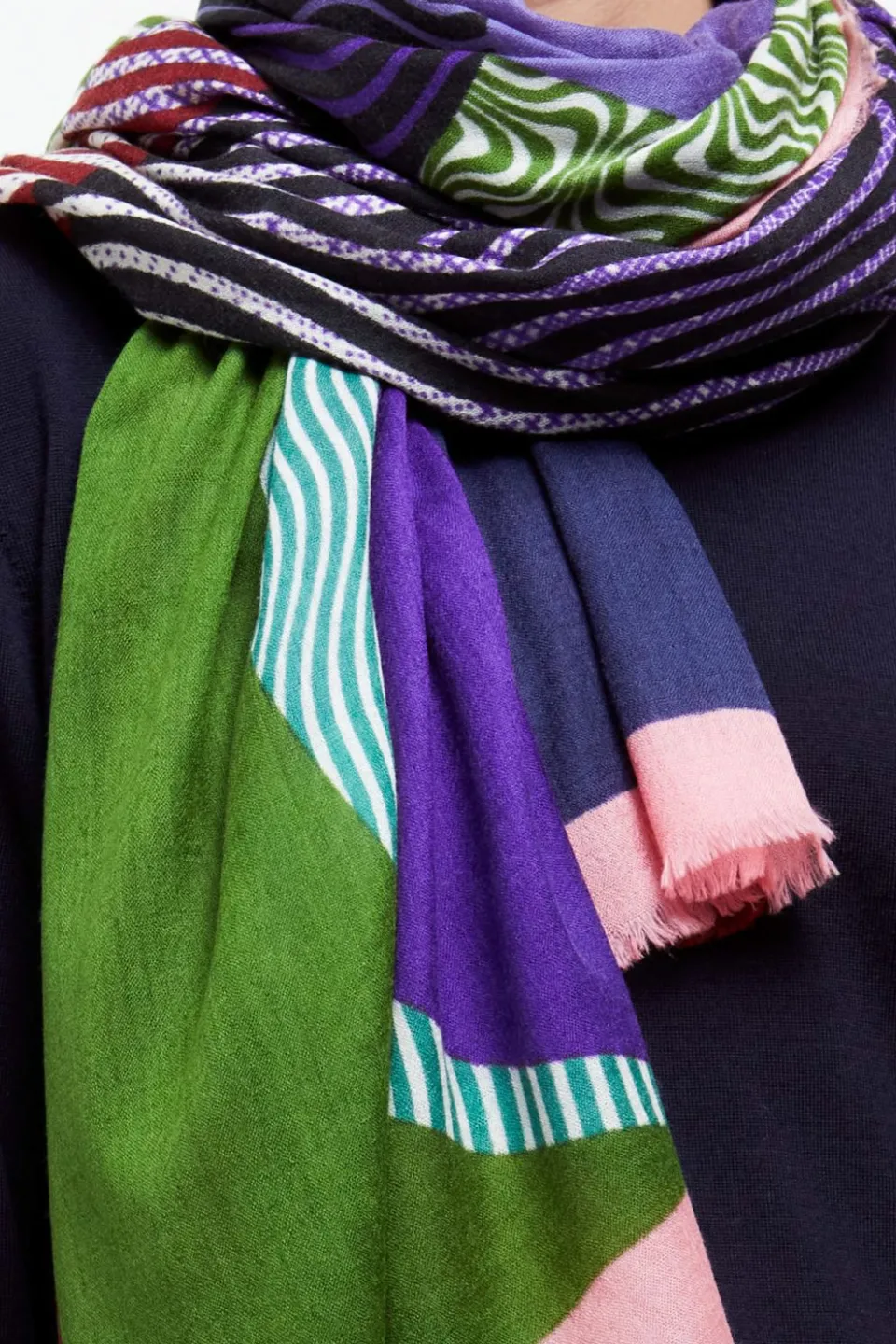 Hot Mapoésie Foulard Évanescent Ultra Violet