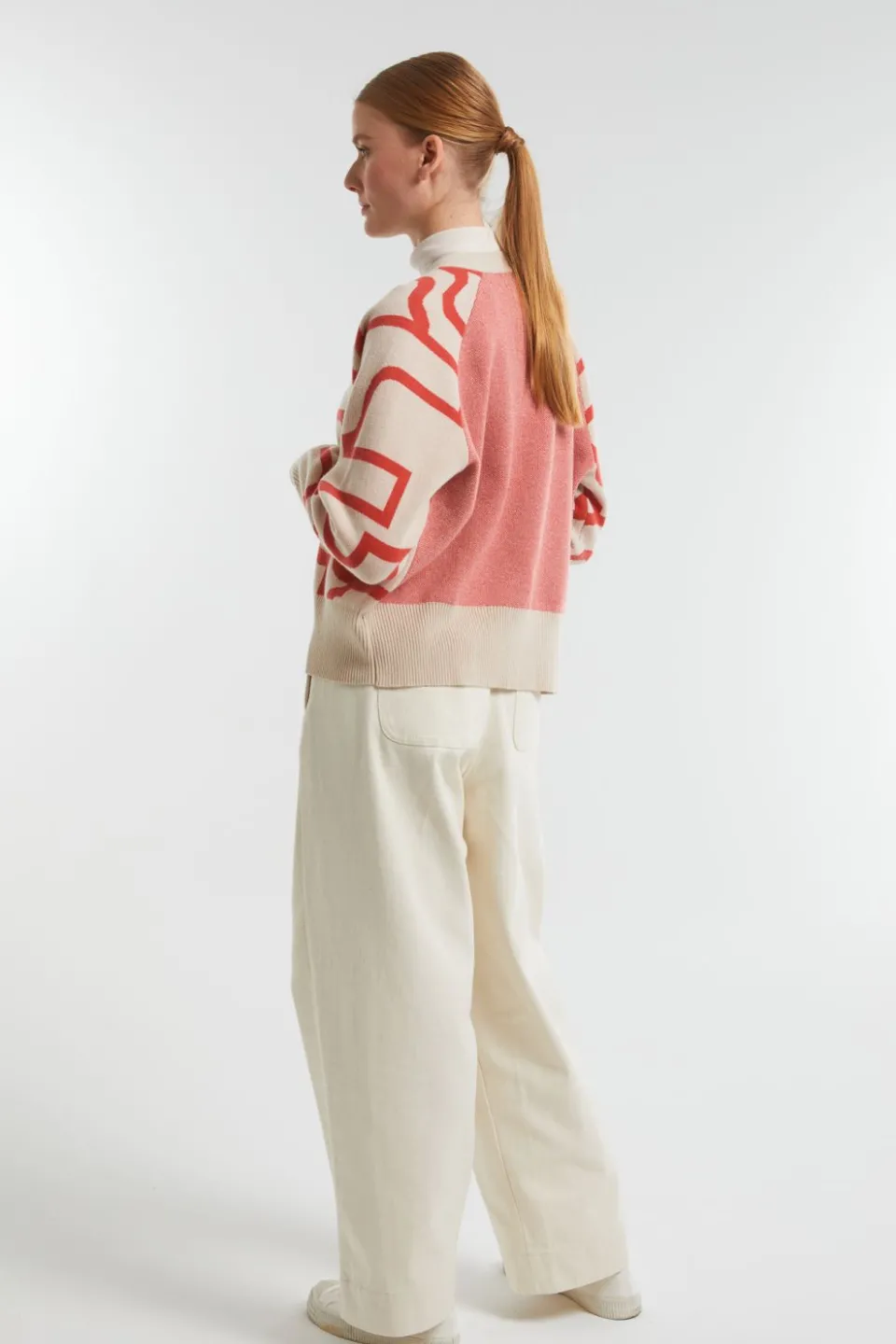New Mapoésie Gilet Claude Lyrique Ecru