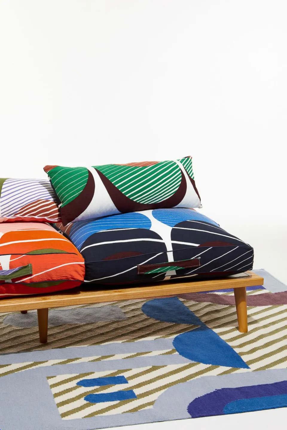 Online Mapoésie Housse De Coussin Cinétique Bleu