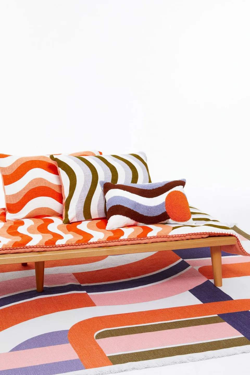 New Mapoésie Housse De Coussin Gamma Orange