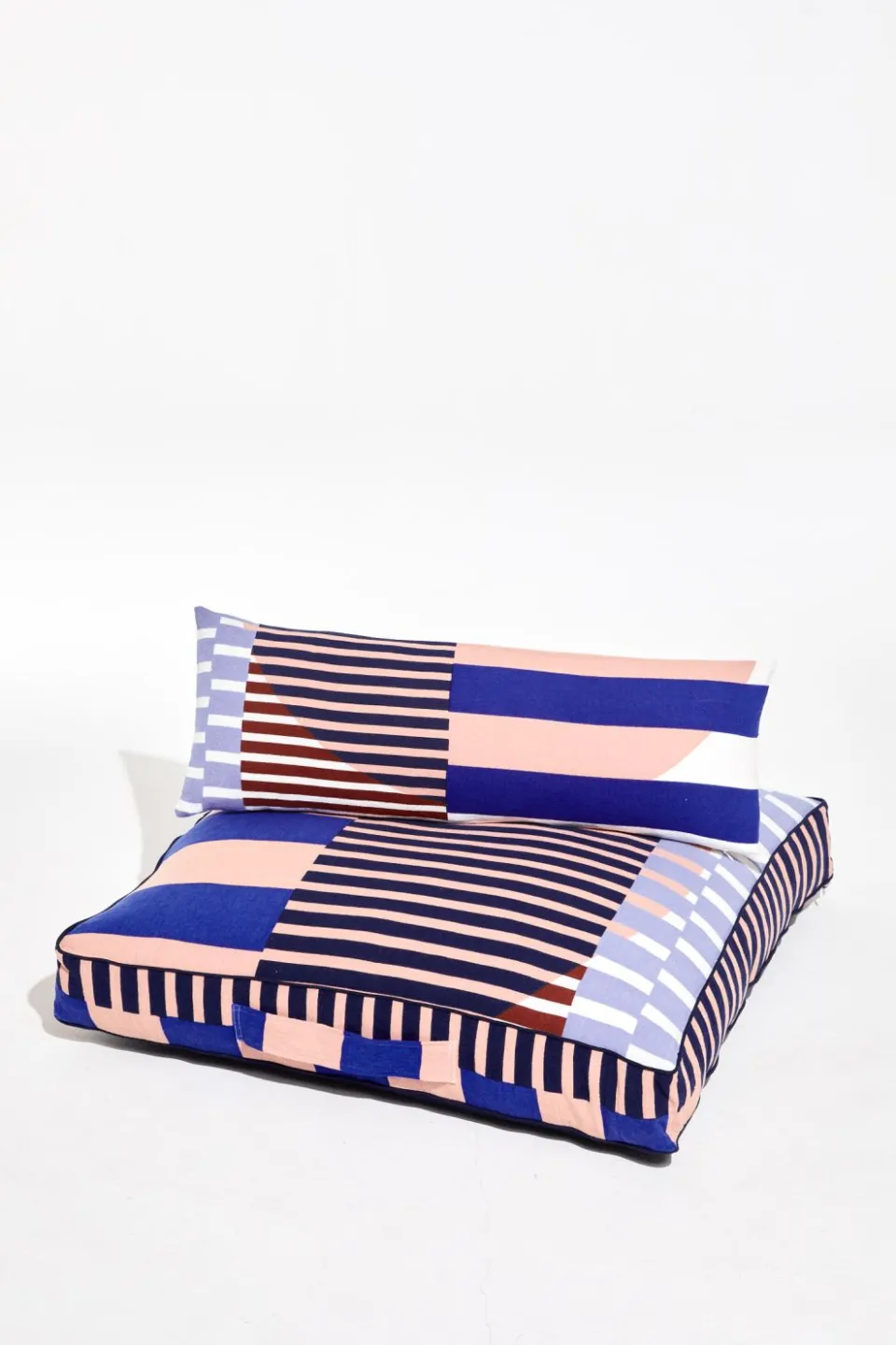 Outlet Mapoésie Housse de Coussin De Sol Sol Bleu 80/80/12Cm