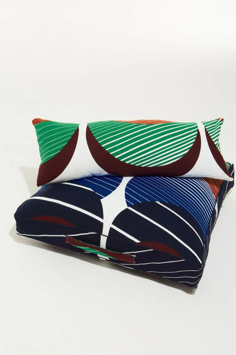 Fashion Mapoésie Housse De Coussin De Sol Cinétique Bleu