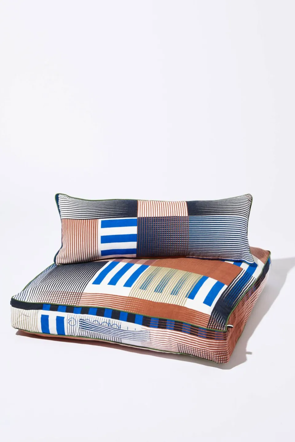 Discount Mapoésie HOUSSE DE COUSSIN DE SOL VIBRANT BLEU