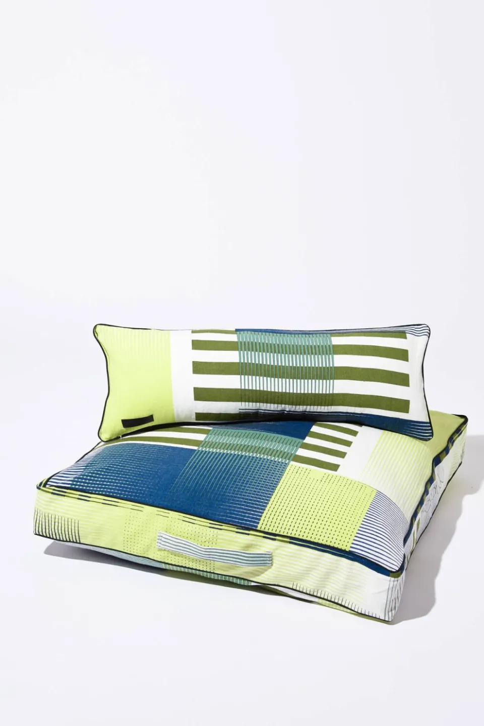 Online Mapoésie HOUSSE DE COUSSIN DE SOL VIBRANT KAKI