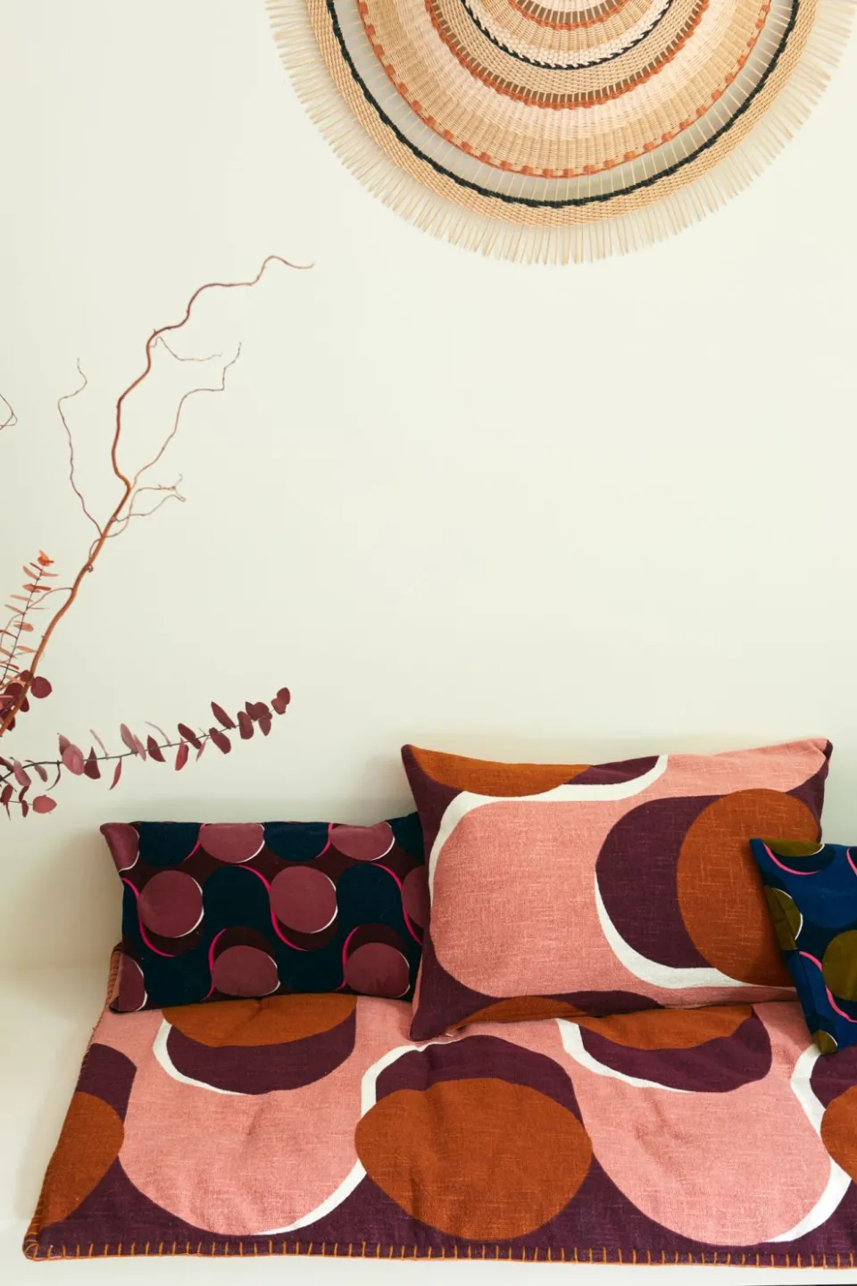 Hot Mapoésie Housse de coussin Nymphe Rosewood