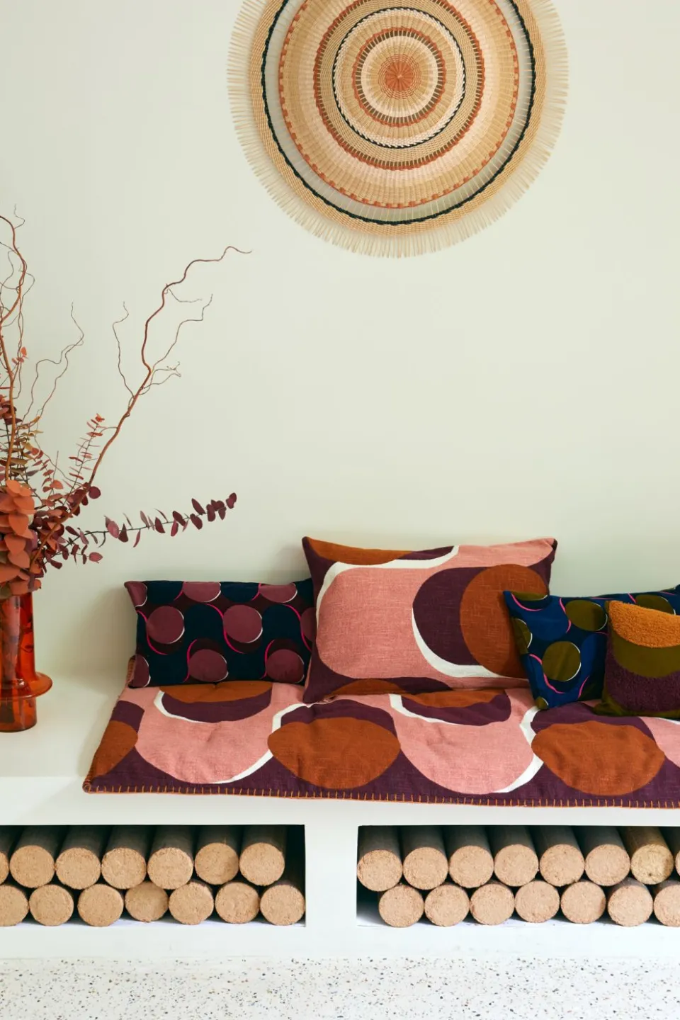 Hot Mapoésie Housse de coussin Nymphe Rosewood