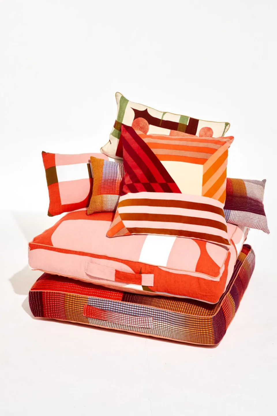 Hot Mapoésie Housse de Coussin Shibuya Corail 50/50Cm