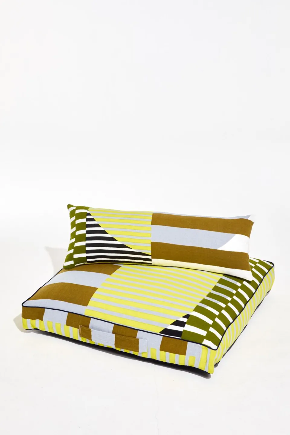 Outlet Mapoésie Housse de Coussin Sol Kaki 30/80Cm