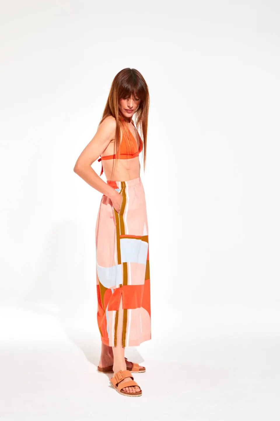 New Mapoésie Jupe Juliette Chance Orange