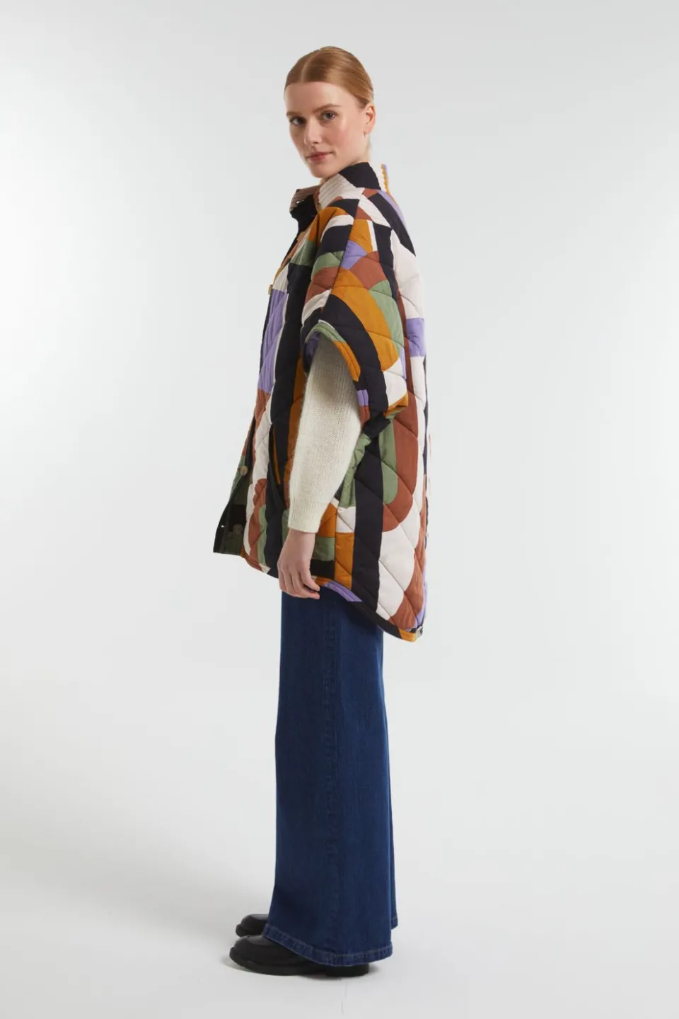 Online Mapoésie Manteau Erin Supersonic Brun Violet