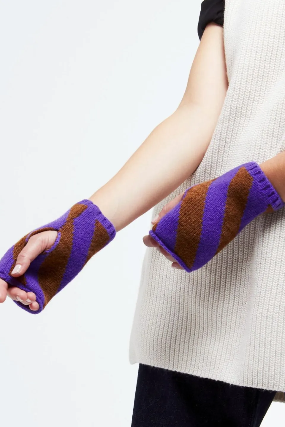 Hot Mapoésie Mitaine Linea Violet