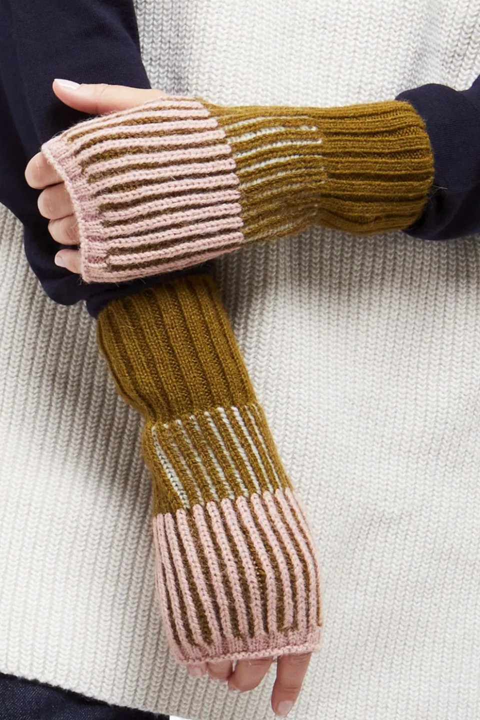 Outlet Mapoésie Mitaine Module Kaki
