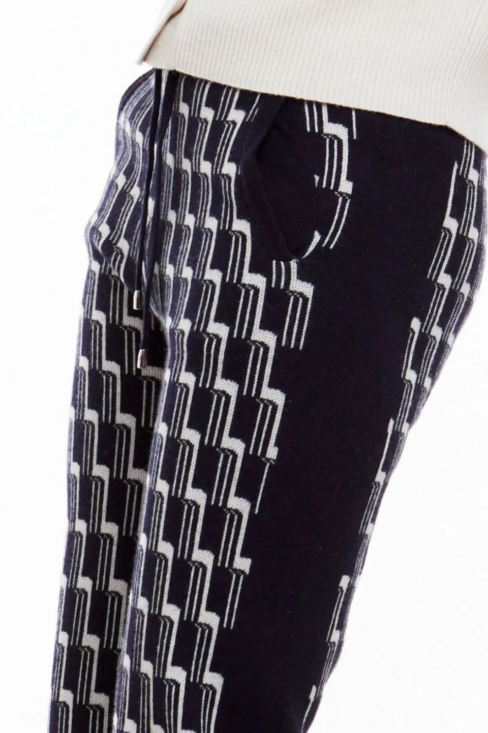 Hot Mapoésie Pantalon Brando Nocturne Marine