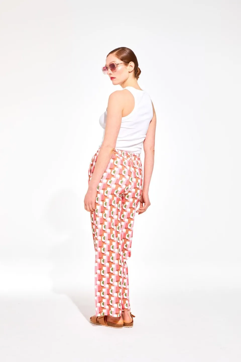 Online Mapoésie Pantalon Brando Tempo Rose