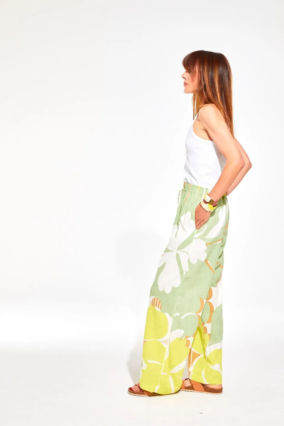 Hot Mapoésie Pantalon Max Anemone Lime