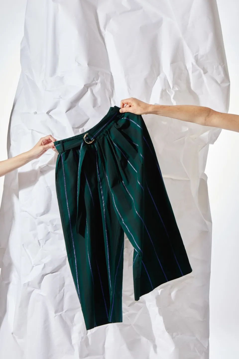 Online Mapoésie PANTALON MISIA IRISÉ SOUS BOIS