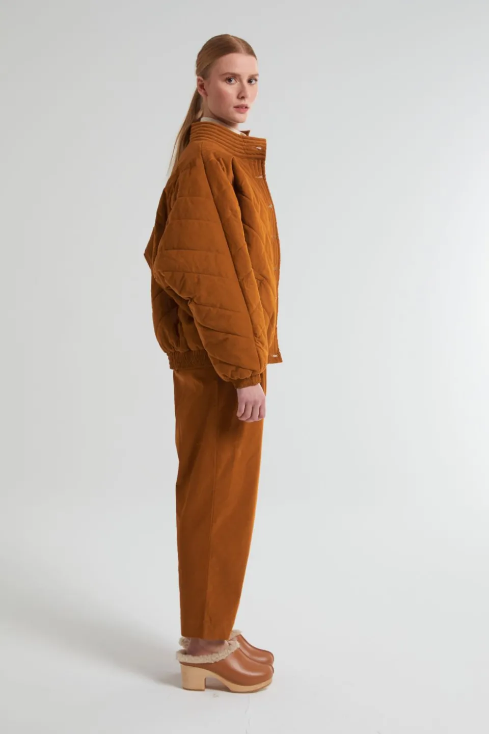 Outlet Mapoésie Pantalon Olivia Gala Ocre