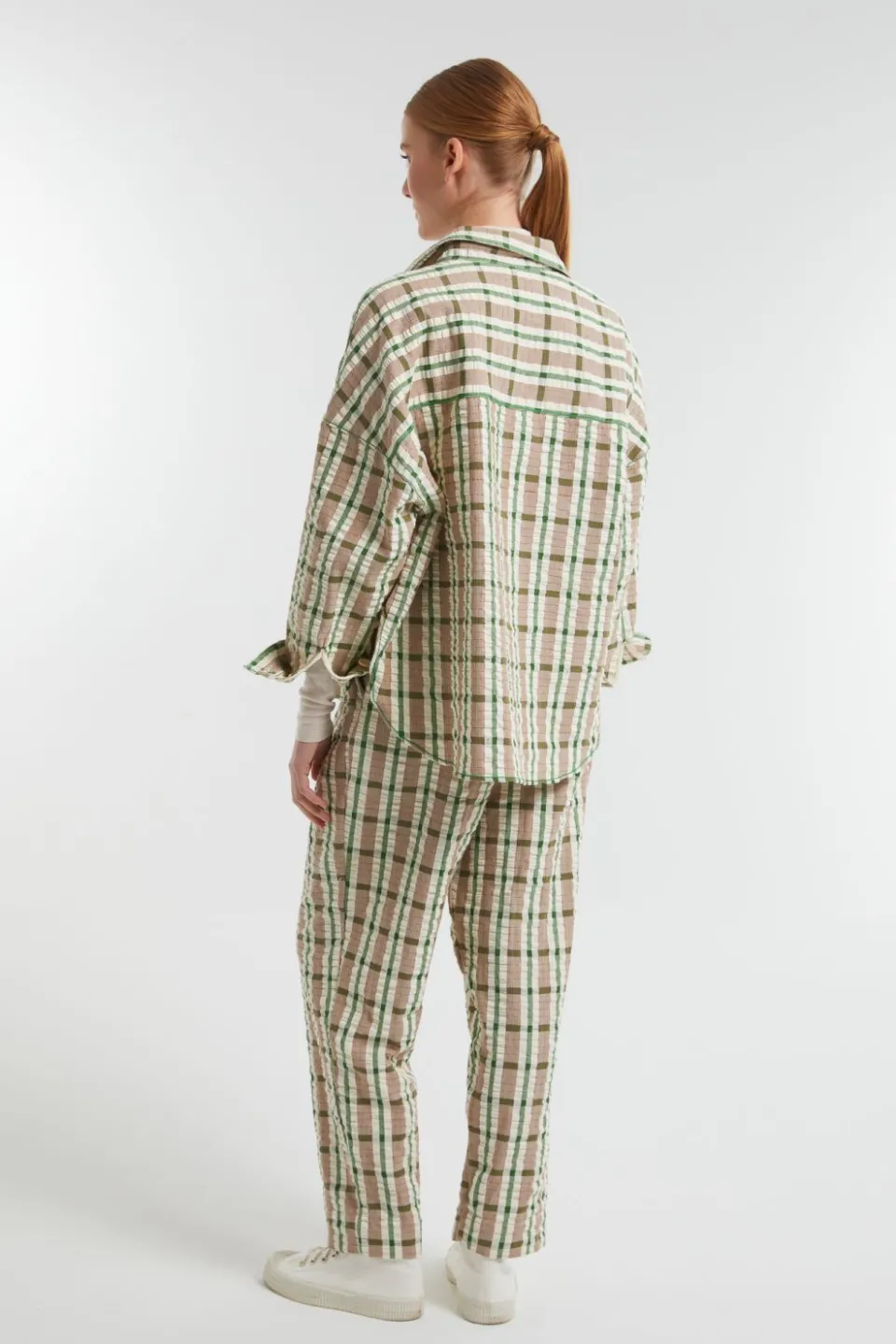 Fashion Mapoésie Pantalon Olivia Nessie Vert