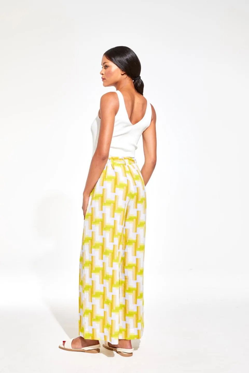 Outlet Mapoésie Pantalon Penelope Echo Lime