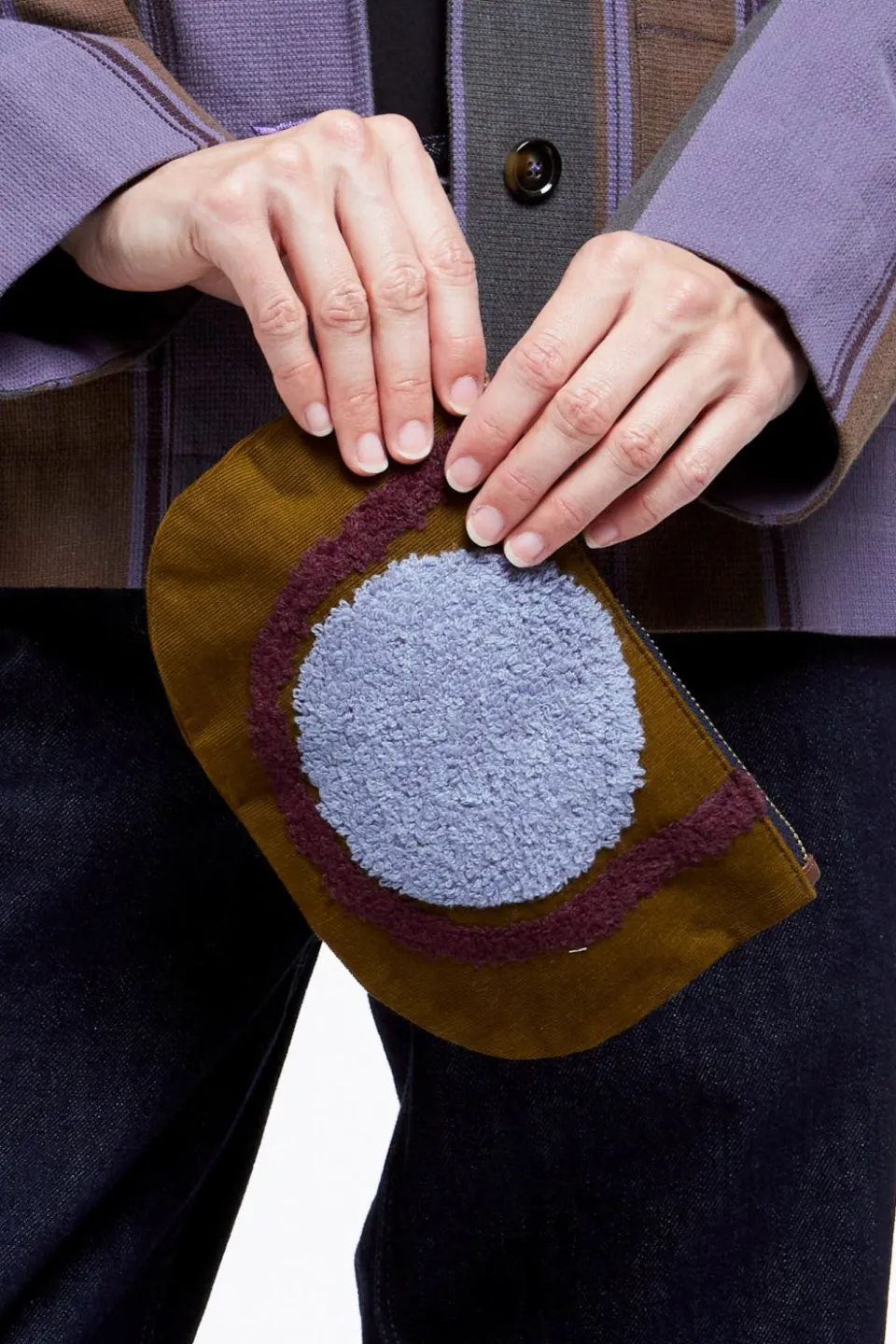 New Mapoésie Pochette Luna Madone Kaki