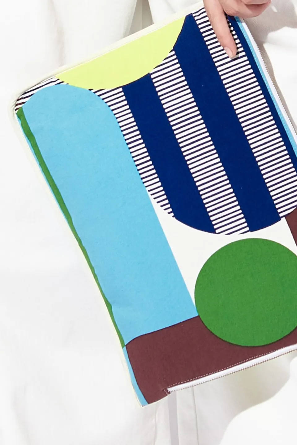 Best Mapoésie POCHETTE ORDINATEUR ABSTRACT LIME MARINE