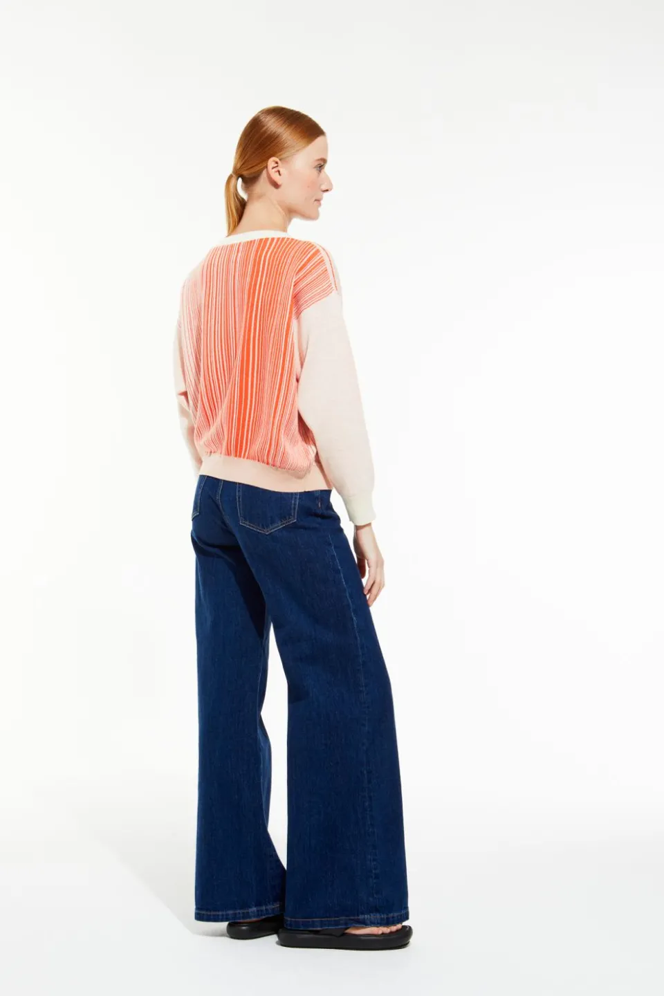 Clearance Mapoésie Pull Alex Boreal Vermillon