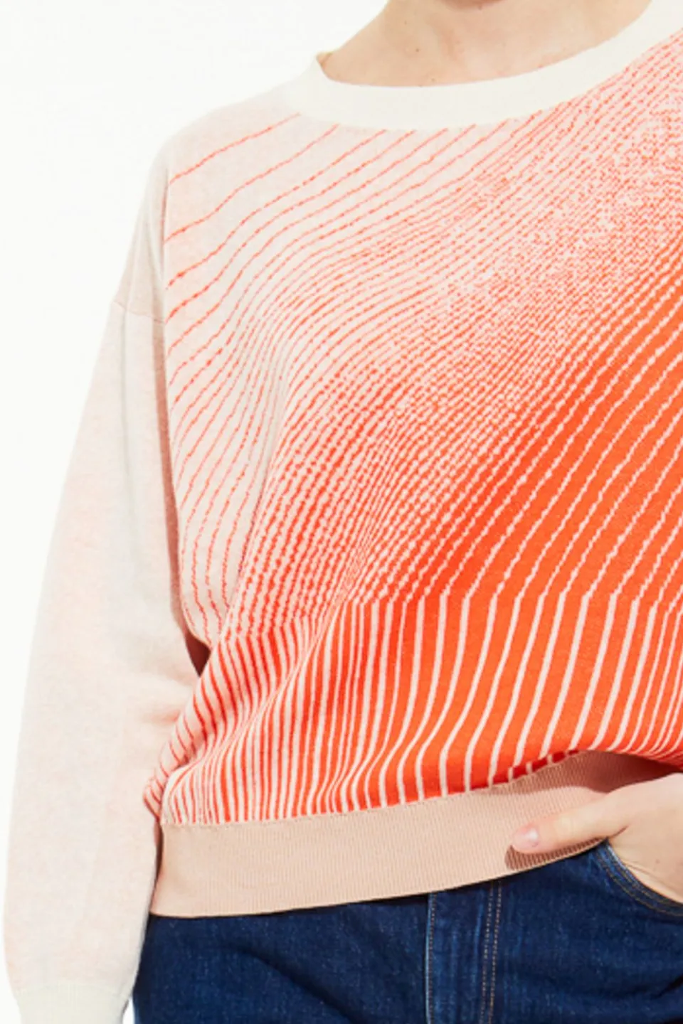 Clearance Mapoésie Pull Alex Boreal Vermillon