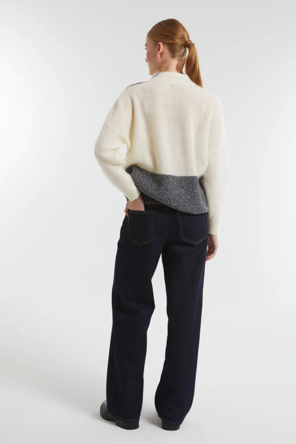 Discount Mapoésie Pull Altea Bonnie Ecru
