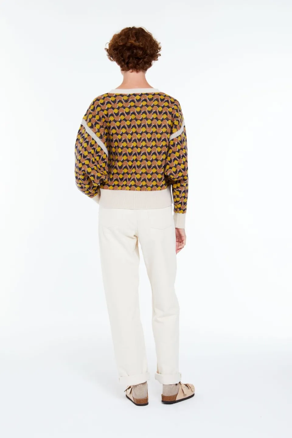 Clearance Mapoésie Pull Axel Onde Fauve