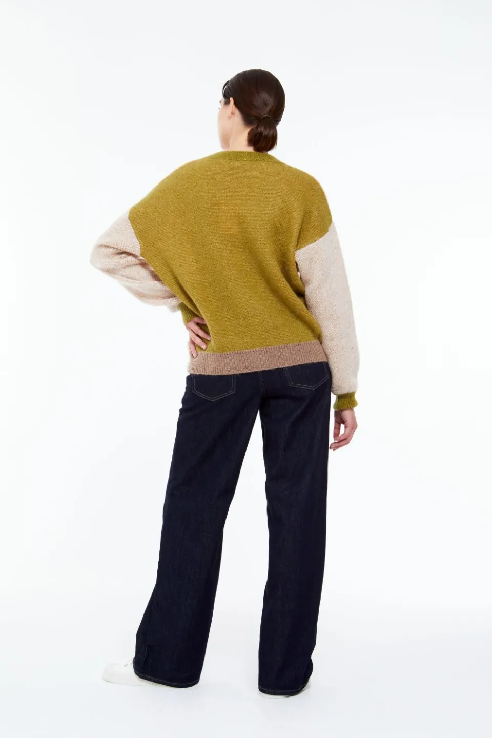 New Mapoésie Pull Icone Céleste Pêche