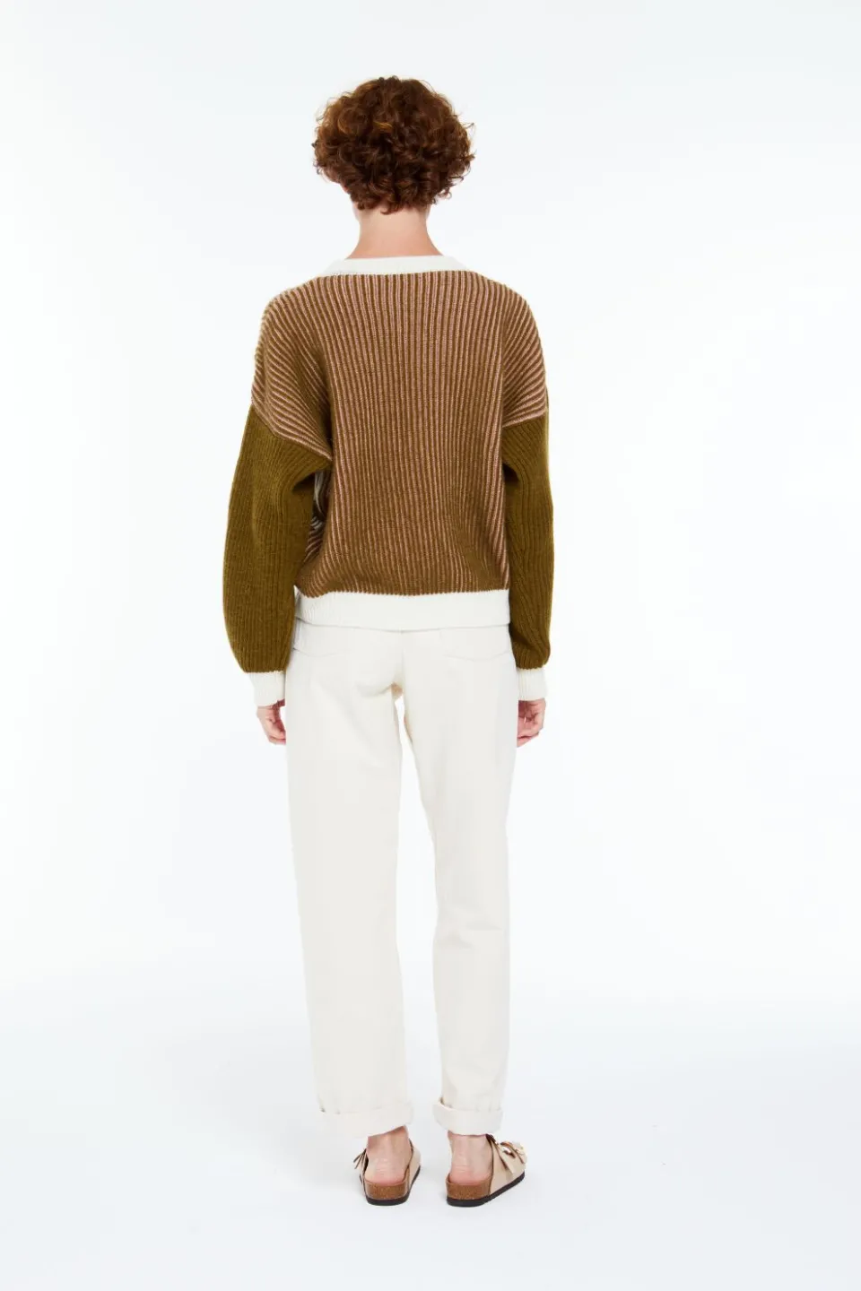 Sale Mapoésie Pull Matilda Module Kaki