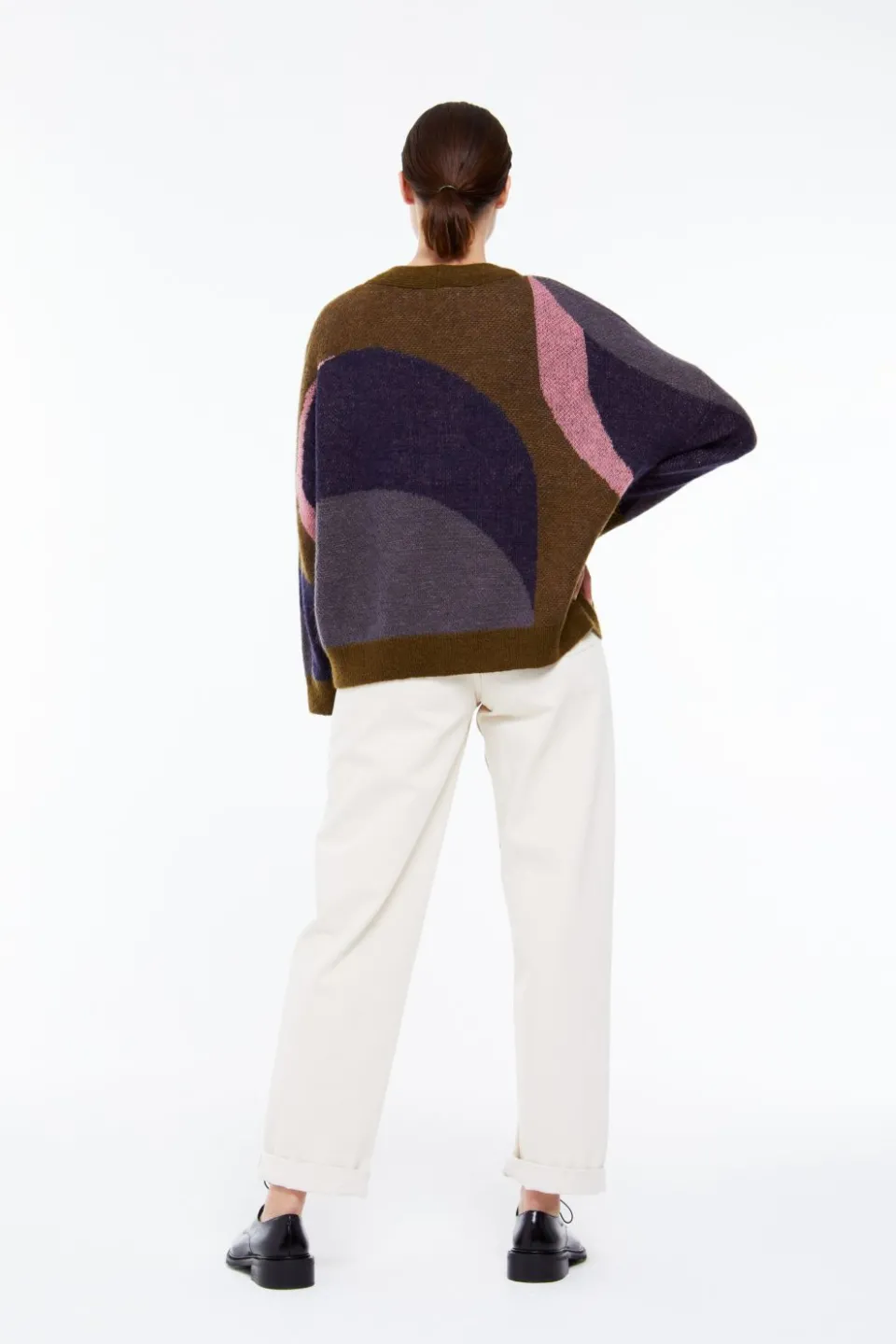 New Mapoésie Pull Nina Nymphe Kaki
