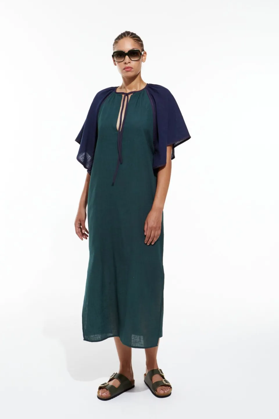 Clearance Mapoésie Robe Beth Zephyr Nuit