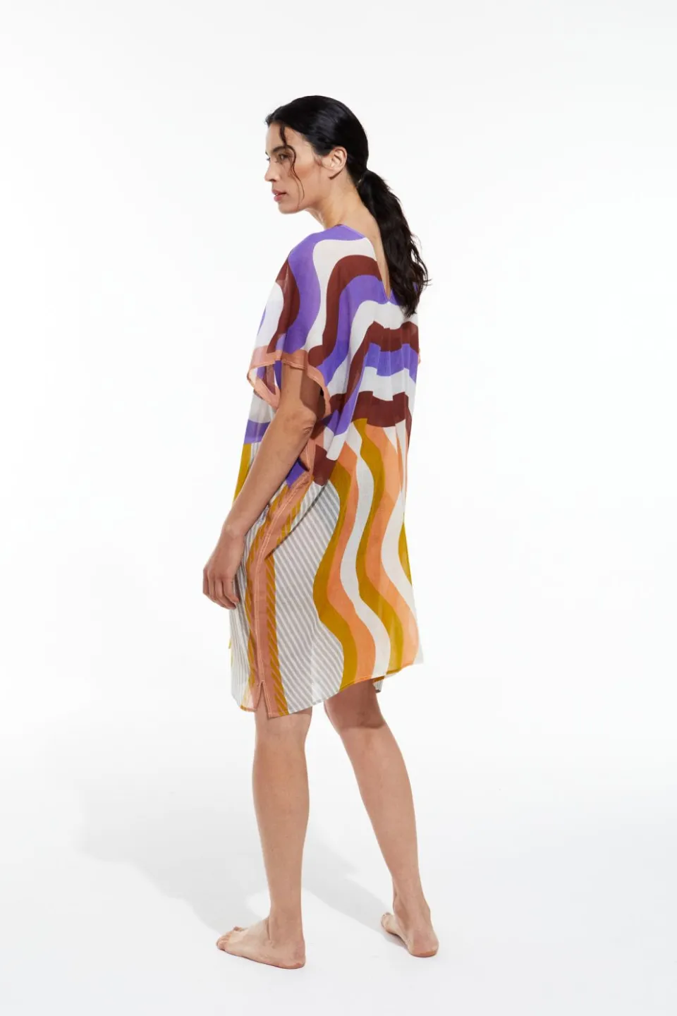 Fashion Mapoésie Robe Elia Gamma Peche Violet