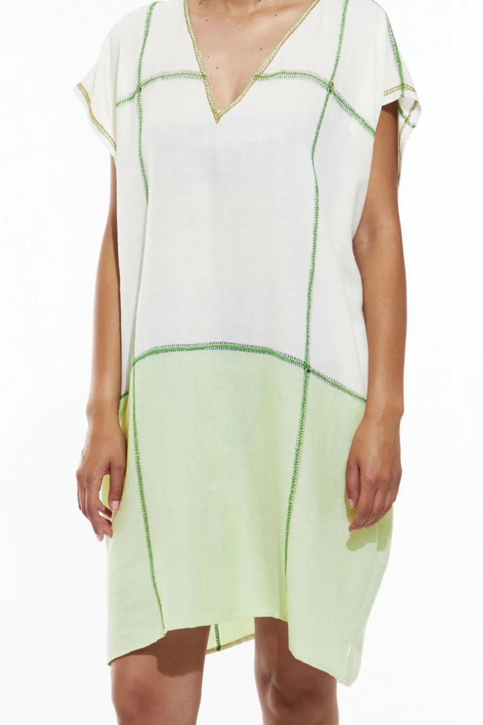 Clearance Mapoésie Robe Elia Rhodes Sauge
