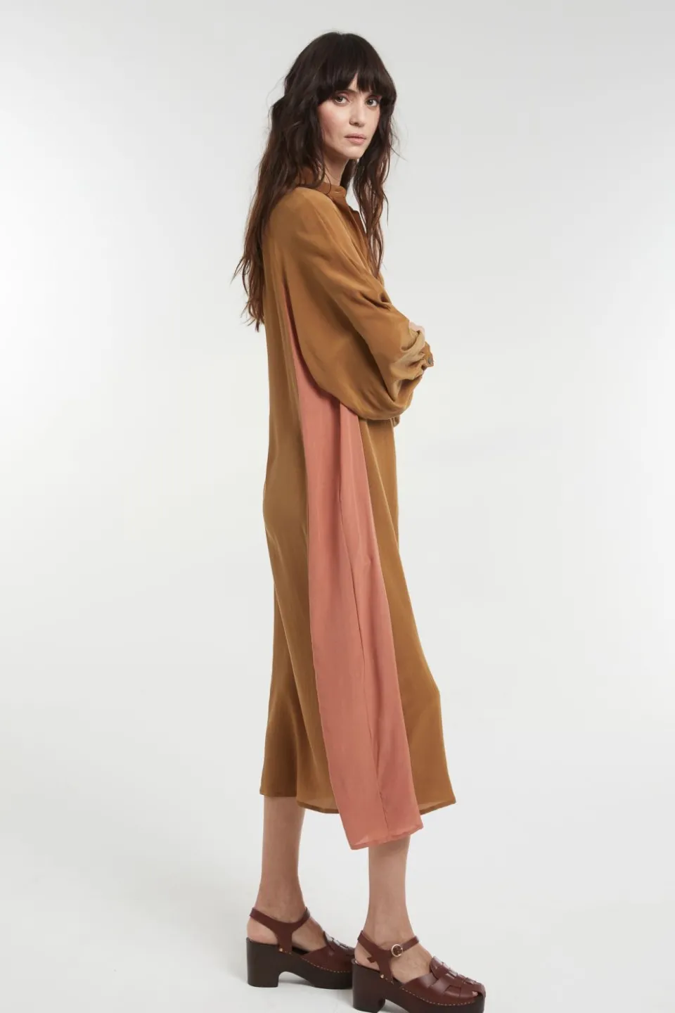 New Mapoésie Robe Eulalie Josef Ocre