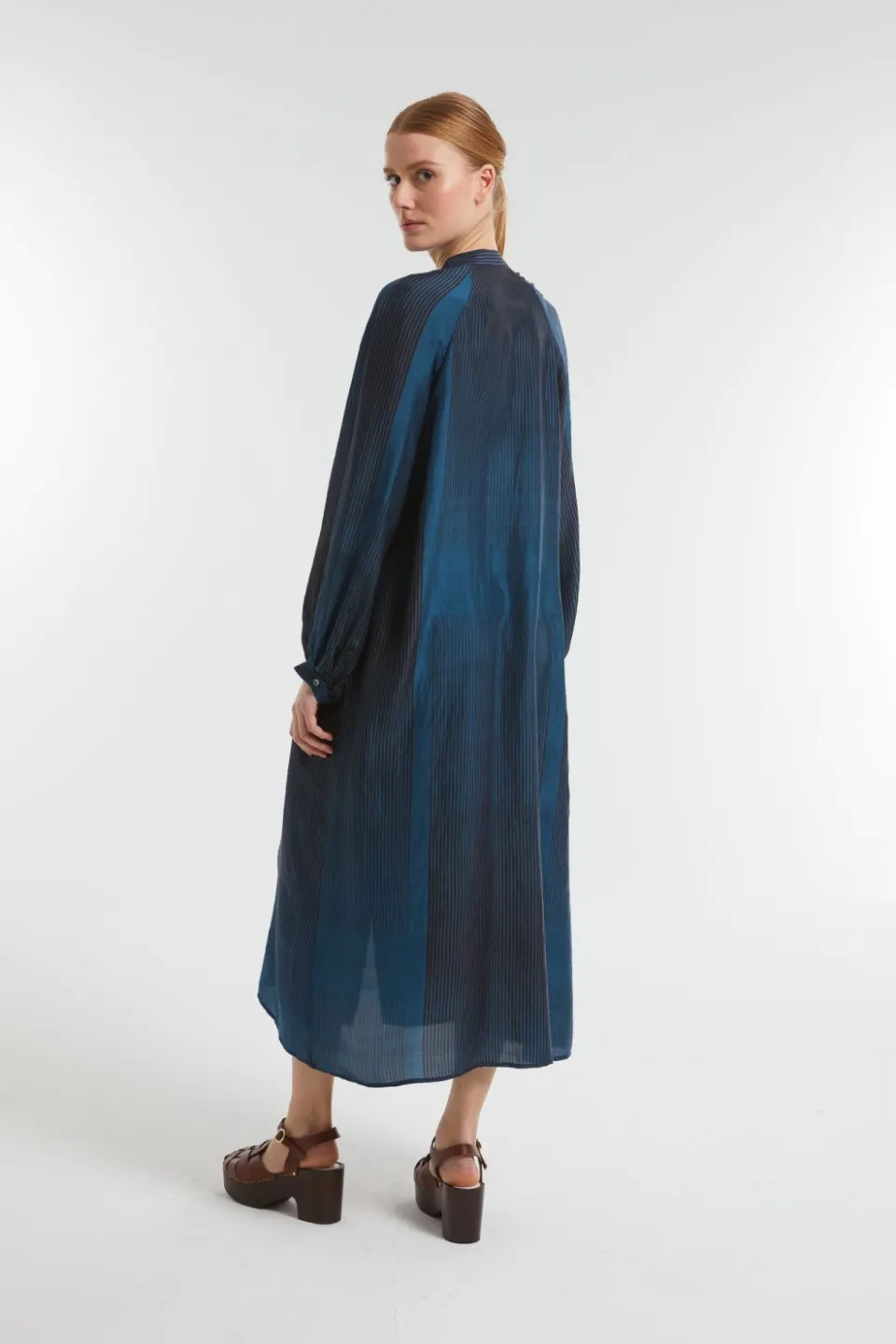 Discount Mapoésie Robe Eulalie Spectre Bleu