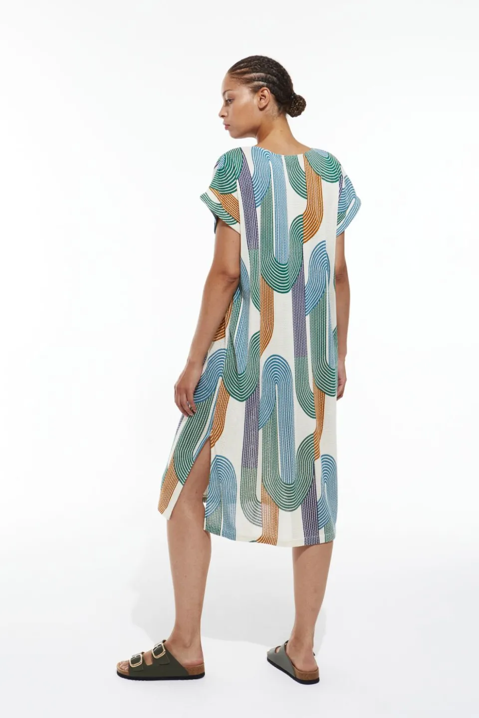 Best Mapoésie Robe Franca Zen Bleu