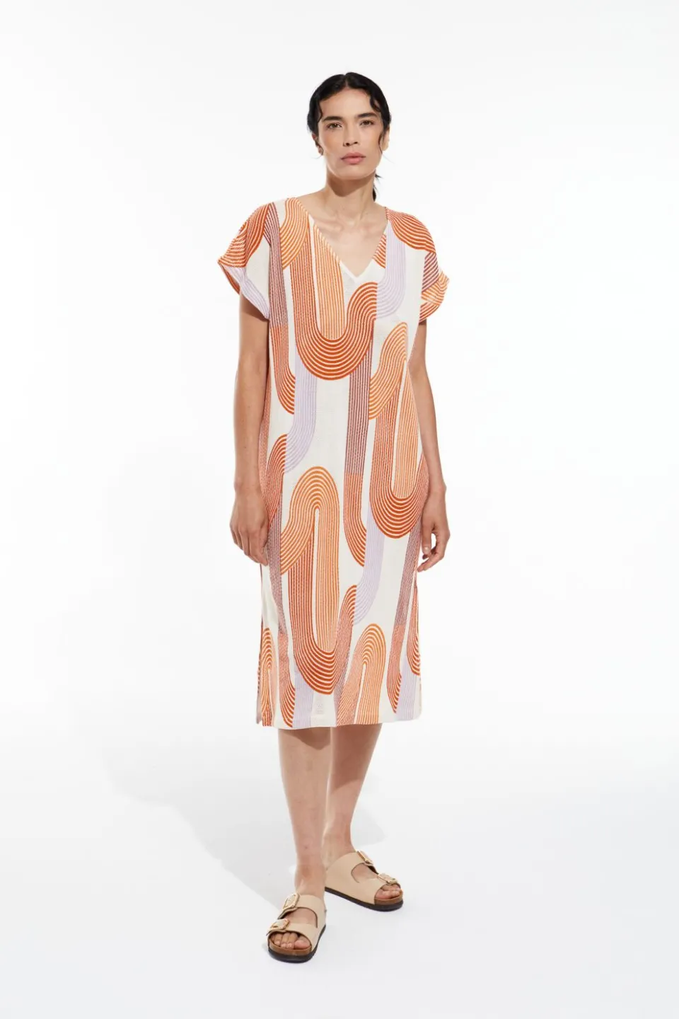 Best Mapoésie Robe Franca Zen Corail