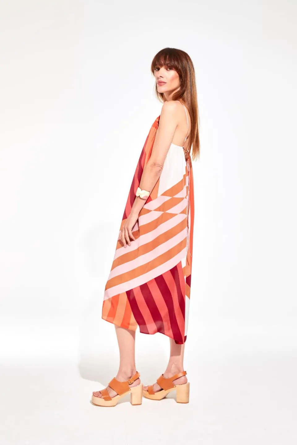 Online Mapoésie Robe Miami Shibuya Corail