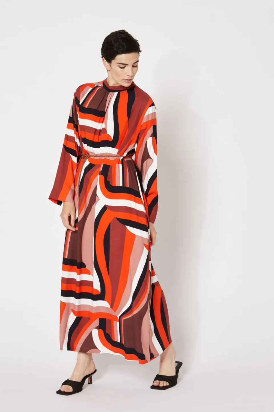 Fashion Mapoésie ROBE NARA GAMME VERMILLON