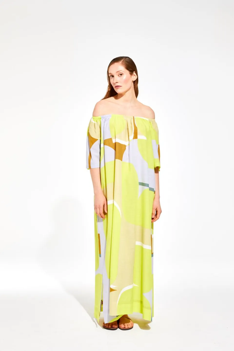 New Mapoésie Robe Palao Chance Lime