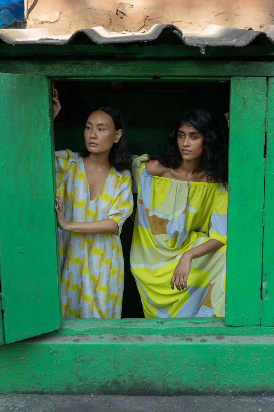 New Mapoésie Robe Palao Chance Lime