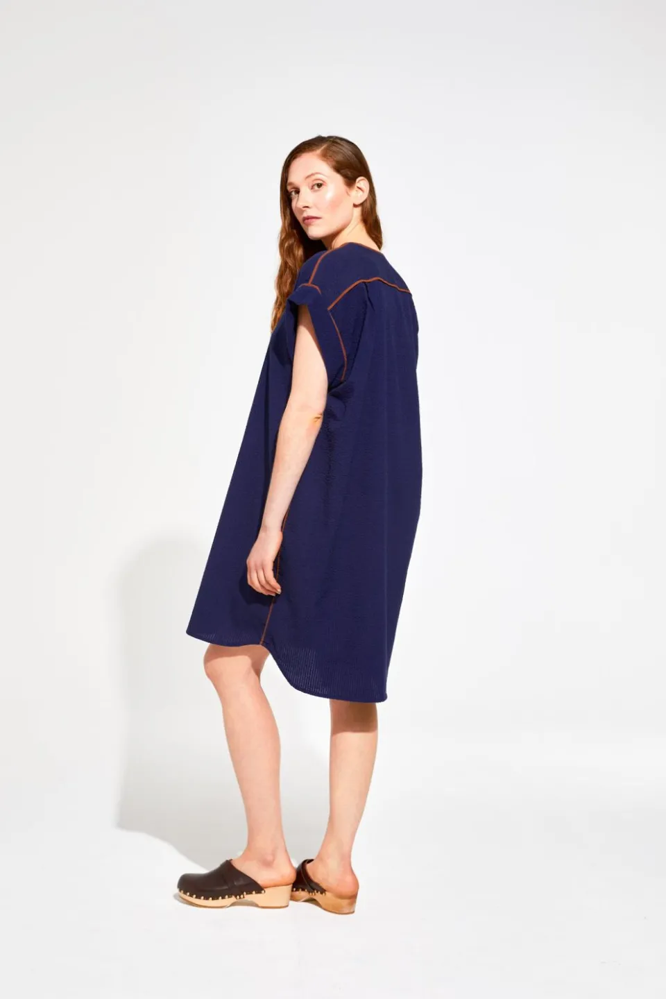 Outlet Mapoésie Robe Syracuse Terra Indigo