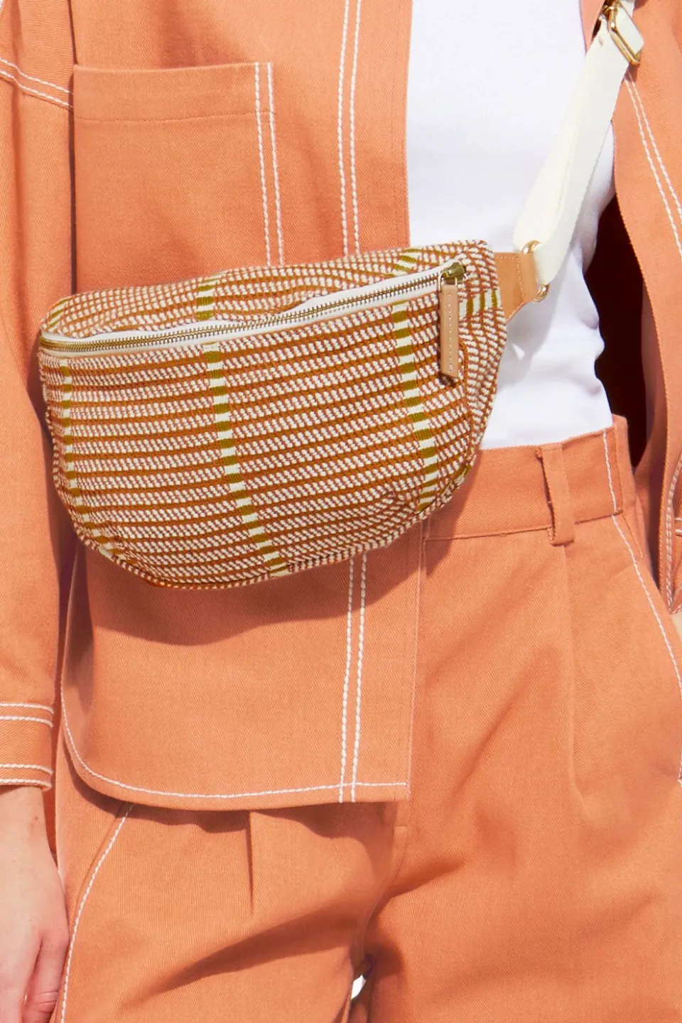 Fashion Mapoésie Sac Banane L Chiara Grès Terracotta