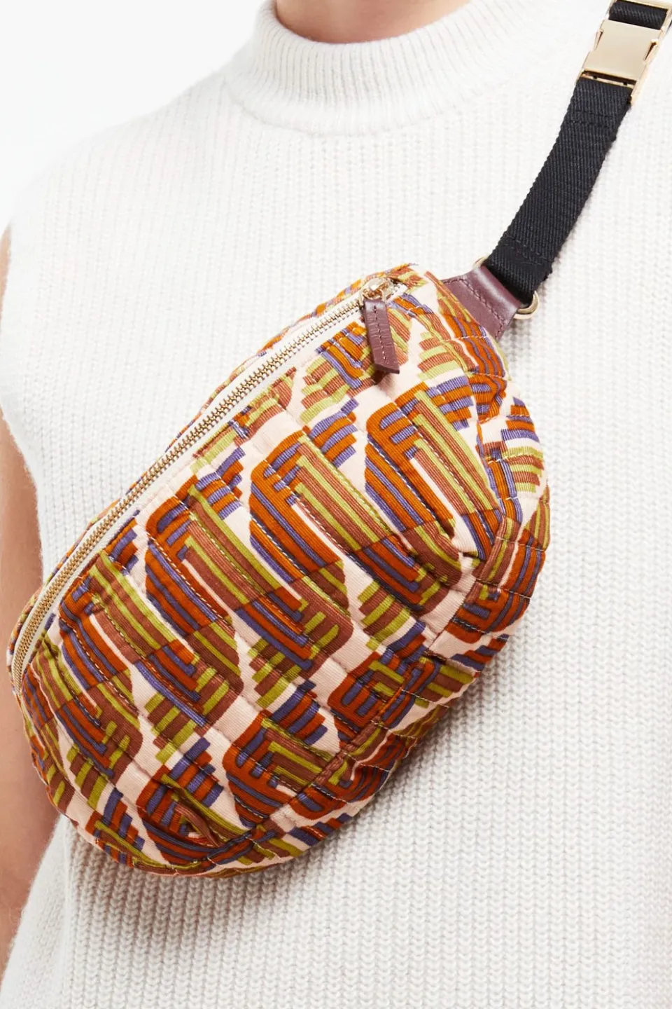 Hot Mapoésie Sac Banane L Quilté Chiara Atome Passion