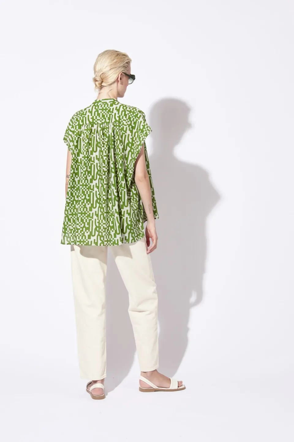 Clearance Mapoésie TOP ADELE DAMIER MOUSSE