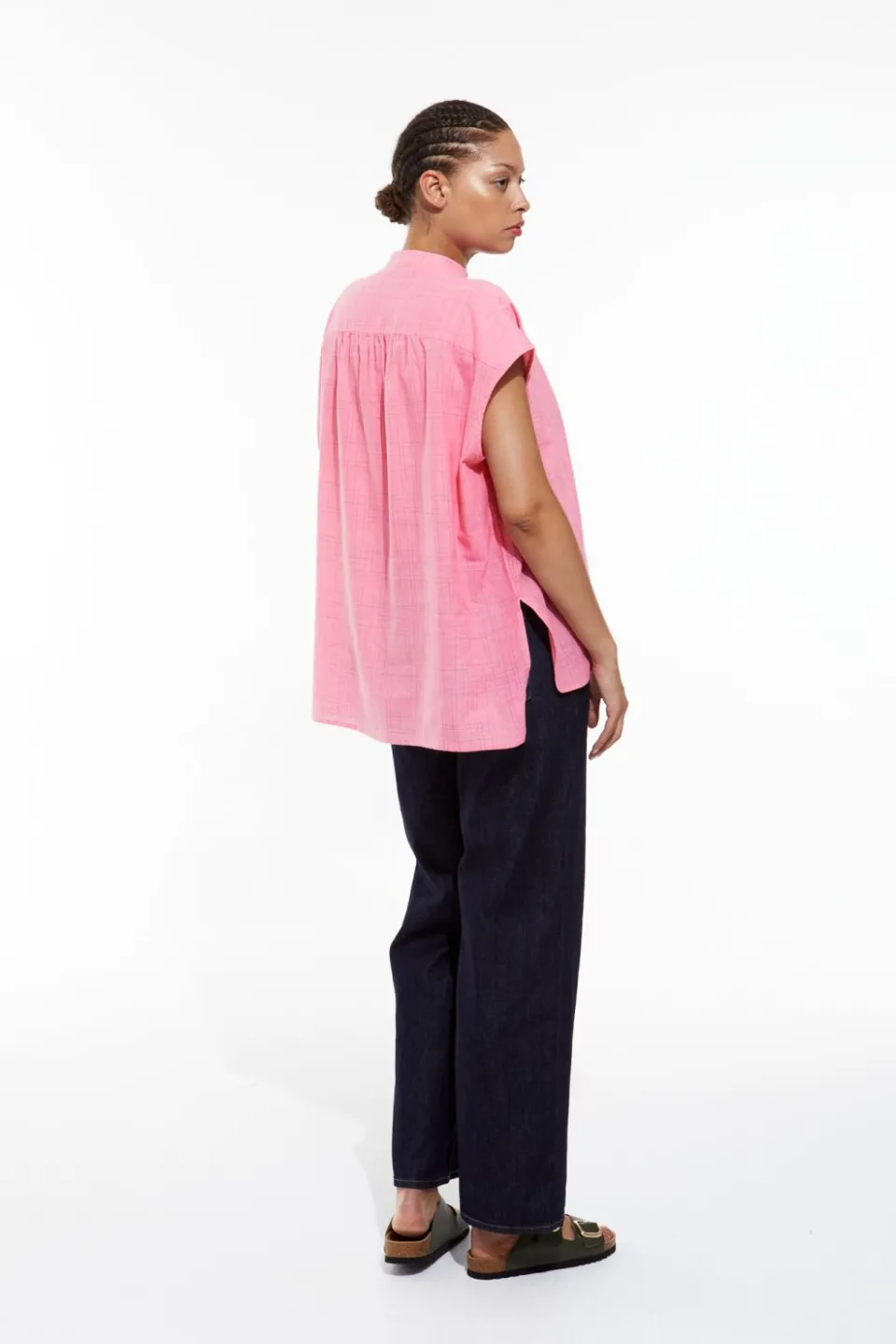 Fashion Mapoésie Top Adele Nacre Rose Flash