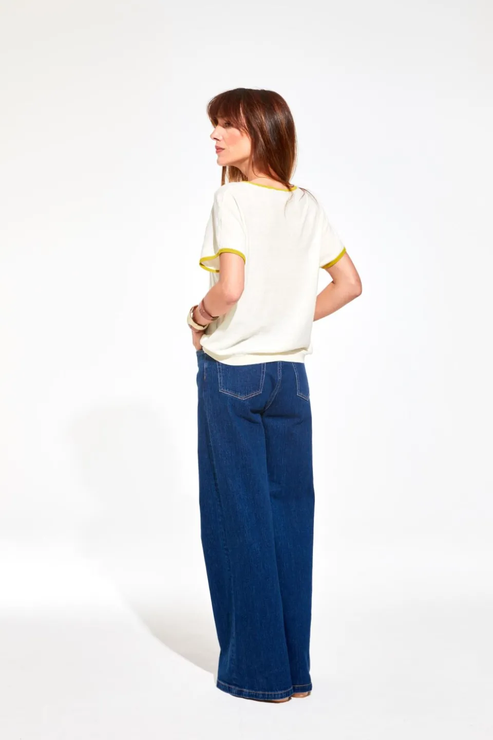 Sale Mapoésie Top Coco Manly Ecru
